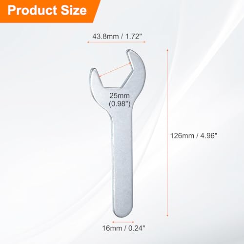 10pcs Small Wrench 25x126x2.8mm Metric U (10 Count)
