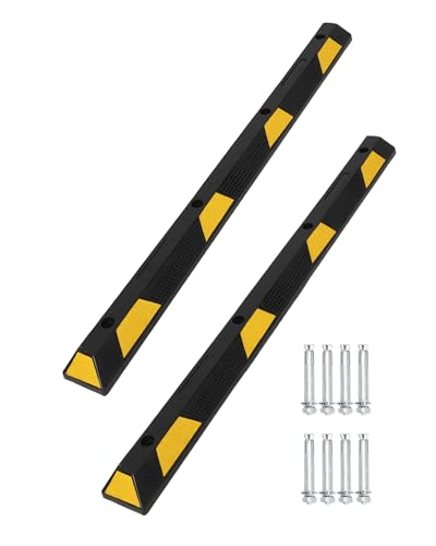 72 in Heavy Duty Rubber Parking Curb