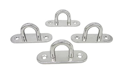 Stainless Steel Ceiling Hooks & Wall Hangers (4 Count)