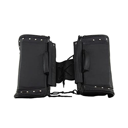 Motorcycle Saddle Bags Genuine Leather Motorcycle Luggage Bag For Softails Sportsters and Choppers