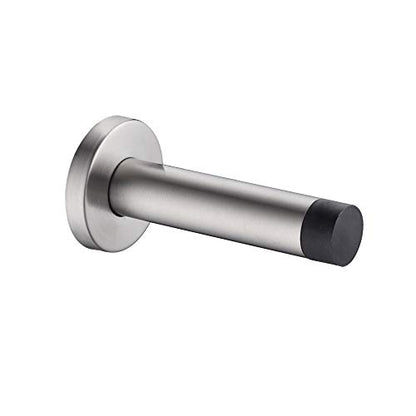 Door Stopper 304 Stainless Steel Thicken 1mm Sound Dampening Door Stop Bumper Wall Protetor 1 Pack