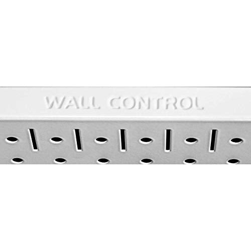 30-WRK-400WB Standard Workbench Metal Pegboard Tool Organizer,White/Black
