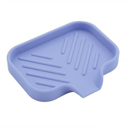 Silicone Soap Dish with Drain Spout