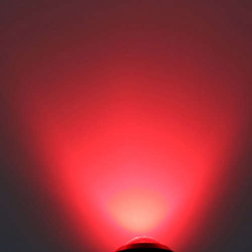 10Pcs 18mm 12V Red Eagle Eye LED Car Fog DRL Daytime Running Light Backup Reverse Tail Rock Lights Small bulb (10 Count)