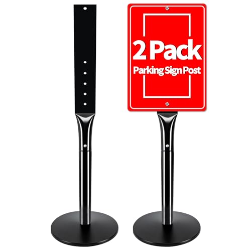 2Pack Heavy Duty Cast Iron Sign Stand (2 Count)