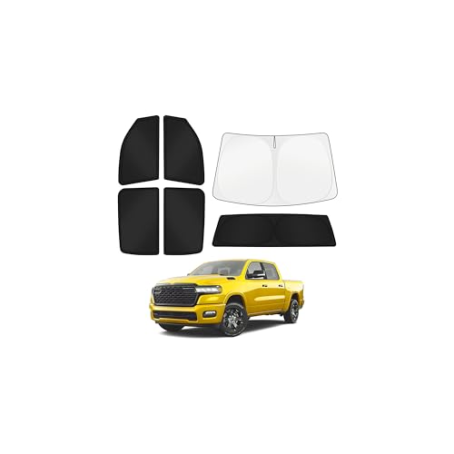 Car Window Shades for Dodge Ram 1500 2019 (6 Count)