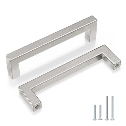 15 Pack 4 Inch Brushed Nickel Cabinet Pulls Drawer Handles (15 Count)