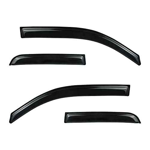 Outside Rain Guards Compatible with Ram 1500 19 (4 Count)