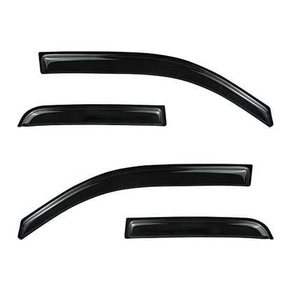 Outside Rain Guards Compatible with Ram 1500 19 (4 Count)