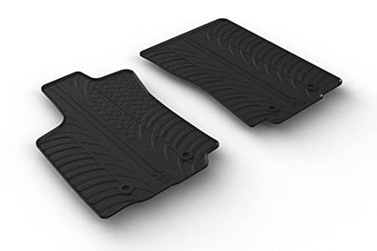 Rubber Floor Mats for Toyota Tacoma Access Cab 2016