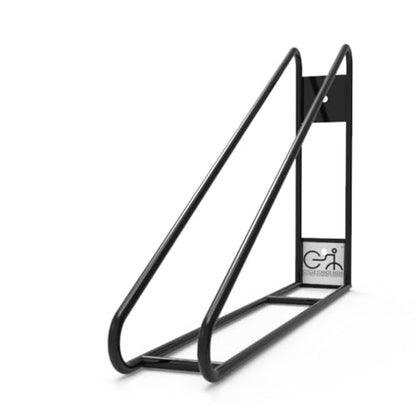 No Lift Vertical Bike Hanger Simple & Secure Space Saving Bike Wall Mount for Garage & Commercial Use Bicycle Holder for Mountain and Road Bikes