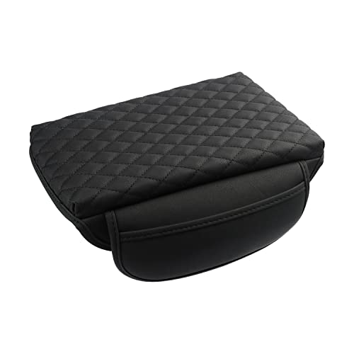 Center Console Cover Custom Fit for Hyundai Santa Cruz 2022 2023 2024 2025 2026 Armrest Cover Cushion Pad Santa Cruz Accessories PU Leather Armrest Seat Box Protector with Pockets Storage Bag