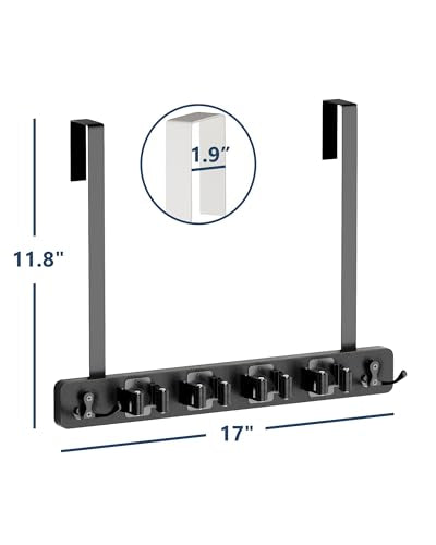Broom Holder Door Mount