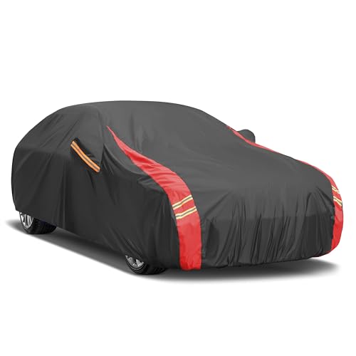 Car Cover Waterproof All Weather for Automobiles.Fit Sedan Up 194
