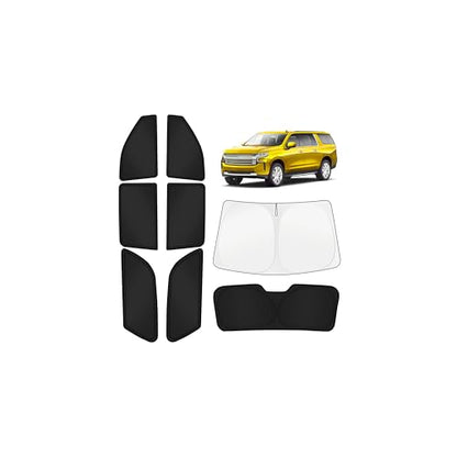 Car Window Shades for Chevy Suburban (8 Count)