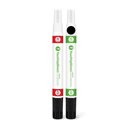 218 Attitude Midnight Black Metallic Compatible with Toyota Exact Match Touch Up Paint Combo