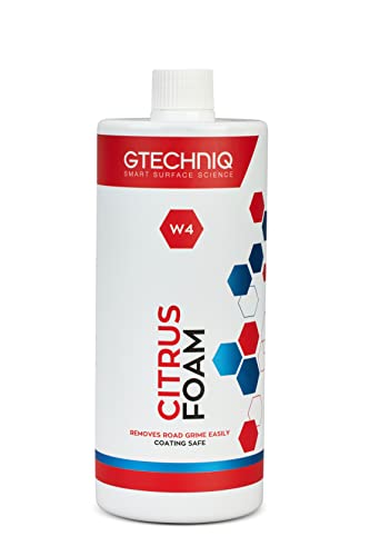 W4 Citrus Foam Shampoo and Degreaser for Cars (34 Fl Oz)