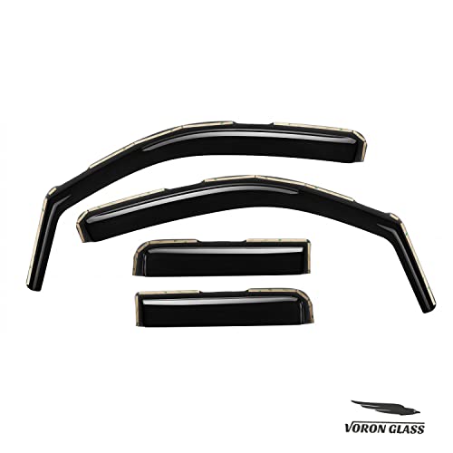 in Channel Extra Durable Rain Guards for Nissan Frontier 2005 (4 Count)