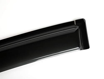 Window Visors Smoke UV (4 Count)