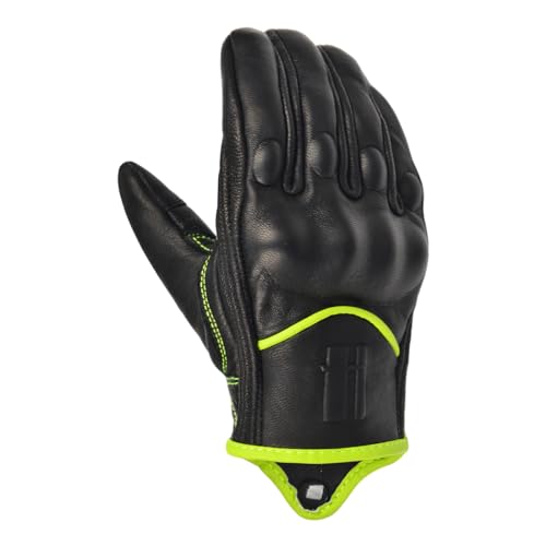 Harssidanza Woman Touch Motorcycle Racing Gloves GL016US Yellow Green L