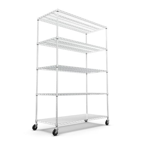 5 Tier NSF Metal Shelf Wire Shelving Unit