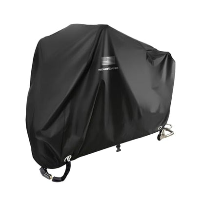 Motorcycle Cover Waterproof Outdoor All Weather Protection Black