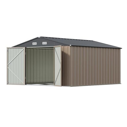 10x12 FT Outdoor Storage Shed with Floor Frame
