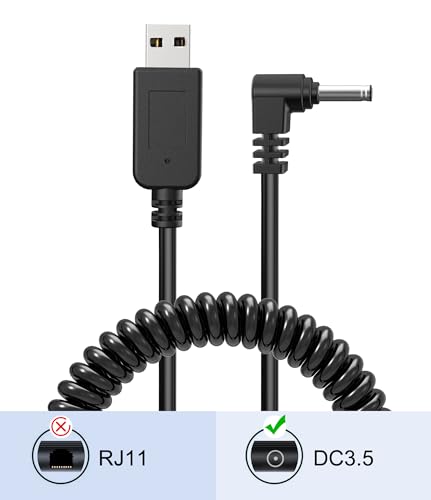 Radar Detector Cable with USB to DC3.5 Plug