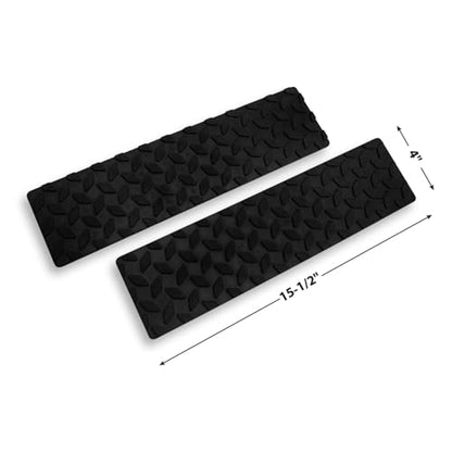 W1893 4 x 15.5 in. Adhesive Rubber Step Mats