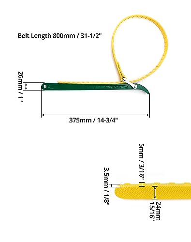 15" Belt Strap Wrench (2 Count)