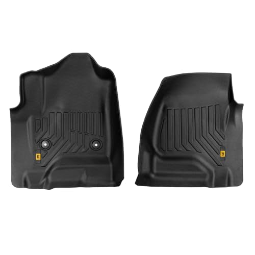JustFit™ 3D Custom Fit Front Floor Mats for Chevy Silverado 1500 Regular Cab 2014