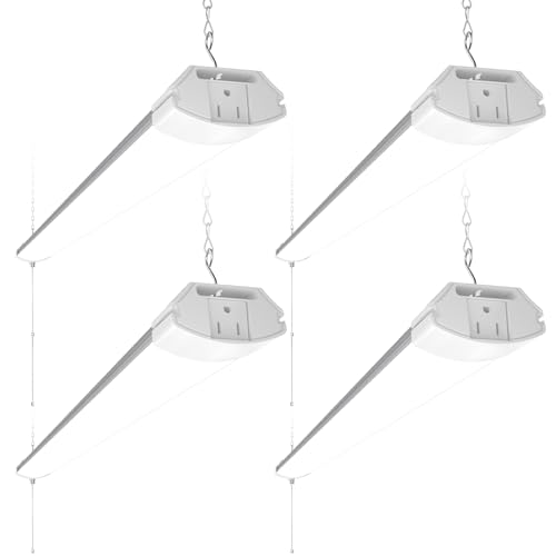 BS84 LED Shop Lights 4FT for Workshop (4 Count)