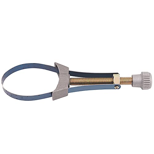 1PC Car Auto Motorcycle Oil Filter Tool Strap Wrench Diameter Adjustable 60mm To 120mm Universal Removal Tools Suction Tweezers Replacement Tips Strap Wrench