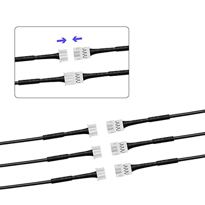 Acrylic Interior Car LED Strip Light Extension Wire 78.7inch