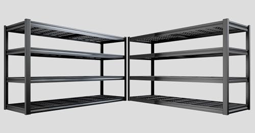 62" W Garage Shelving Heavy Duty (2 Count)