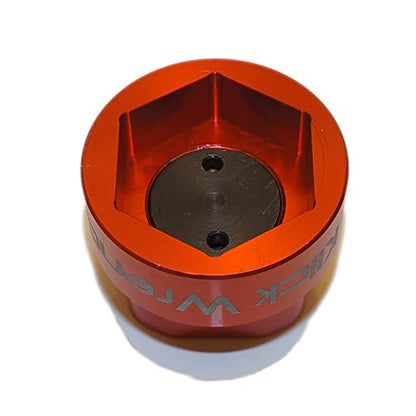 32mm Hex Socket 2 Stage Torque Limiting Oil Filter Wrench Red 6061