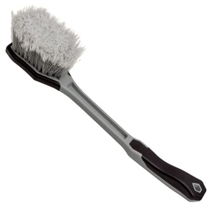 Wheel and Fender Cleaning Brush with Long Handle for Car Detailing