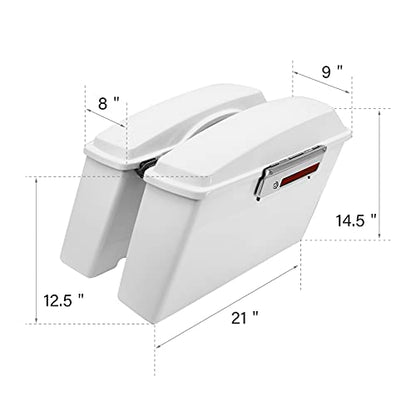 Motorcycle Saddle bags Hard Saddlebags For Harley Touring 1993