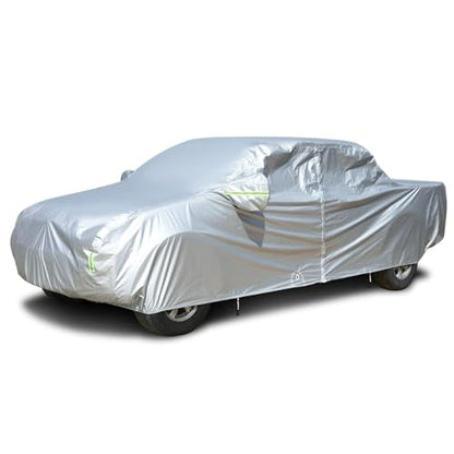 Truck Car Cover Waterproof All Weather Breathable Light Shell with Door Zipper & Lock