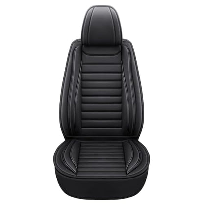 Black Car Seat Cover with Lumbar Support (5 Count)