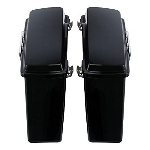 Matte Black Hard Saddlebags Fit for Harley Road King Street Glide Electra Glide Ultra 1994