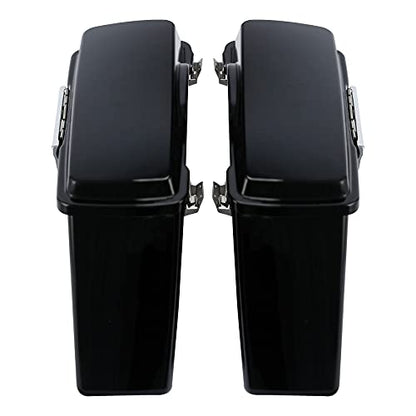 Matte Black Hard Saddlebags Fit for Harley Road King Street Glide Electra Glide Ultra 1994