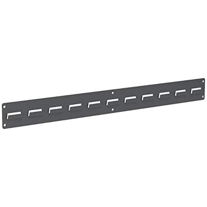 30632 Heavy Duty Wall Mount Garage Storage Steel Louvered Rail (2 Count)