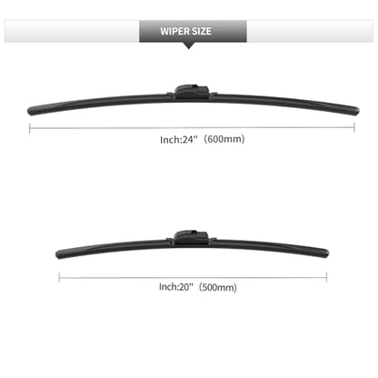 Front Windshield Wiper Blades for BMW X6 2014