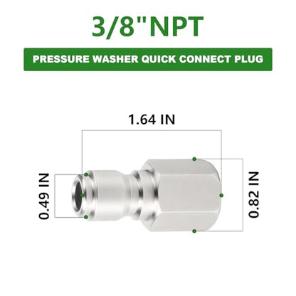 4PCS 304 Stainless Steel 3 (4 Count)