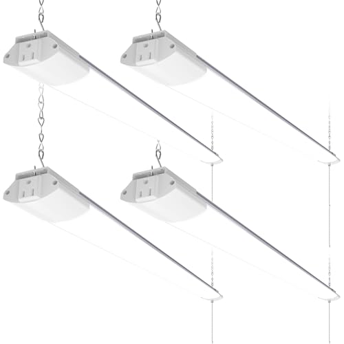 BS84 LED Shop Lights 4FT for Workshop (4 Count)