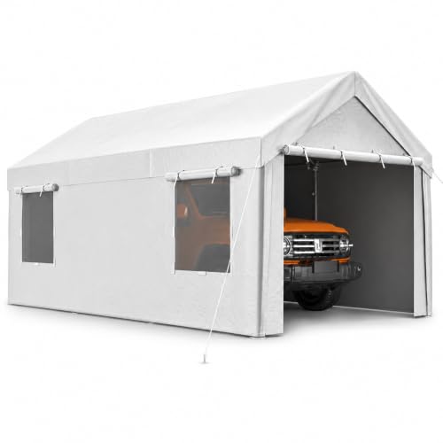 Carport 10' x 20' Heavy Duty Carport with Roll