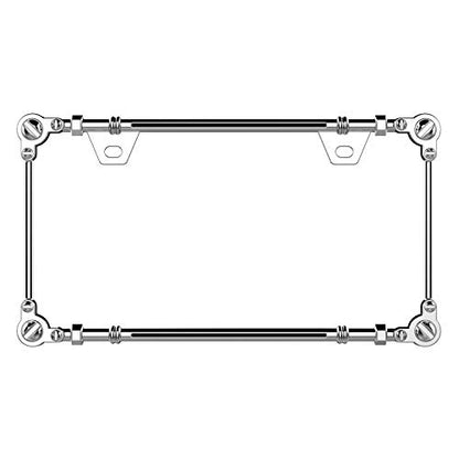 3D Chrome License Plate Frames