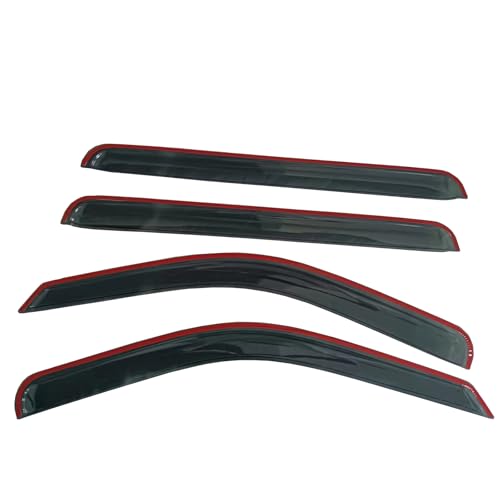 Outside Rain Guards Compatible with Toyota Tundra CrewMax 22