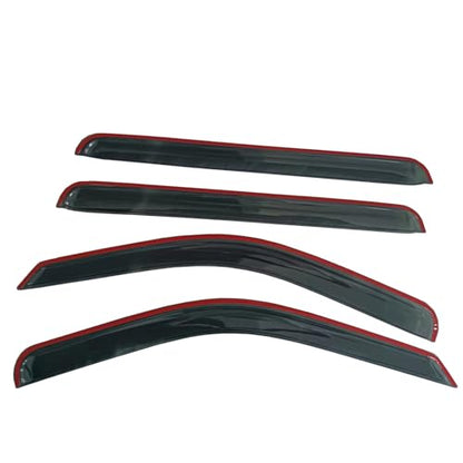 Outside Rain Guards Compatible with Toyota Tundra CrewMax 22